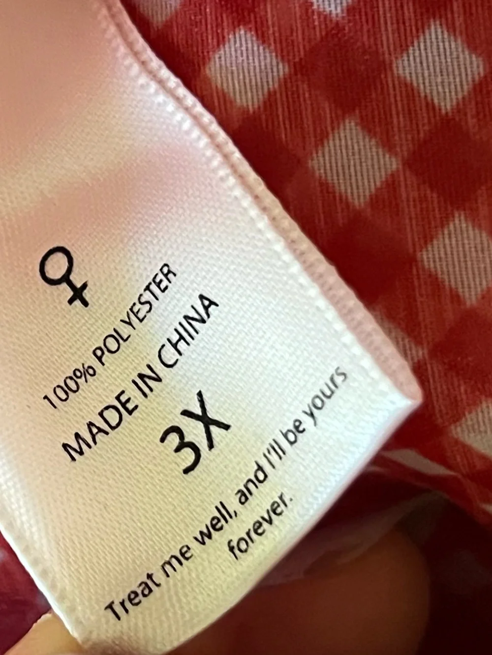 Selkie Red The Baby Gingham Favourite Skirt Size 3X - Picture 10 of 10